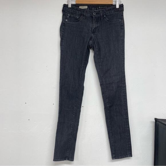 AG Adriano Goldschmeid Grey The Jegging Super Skinny Fit Jeans Womens 27R - Picture 1 of 11